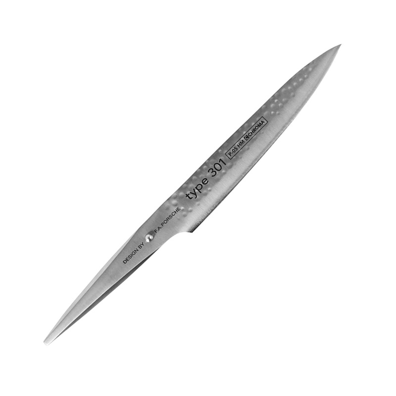 Chroma type 301 – 8″ Carving Knife – Hammered Finish