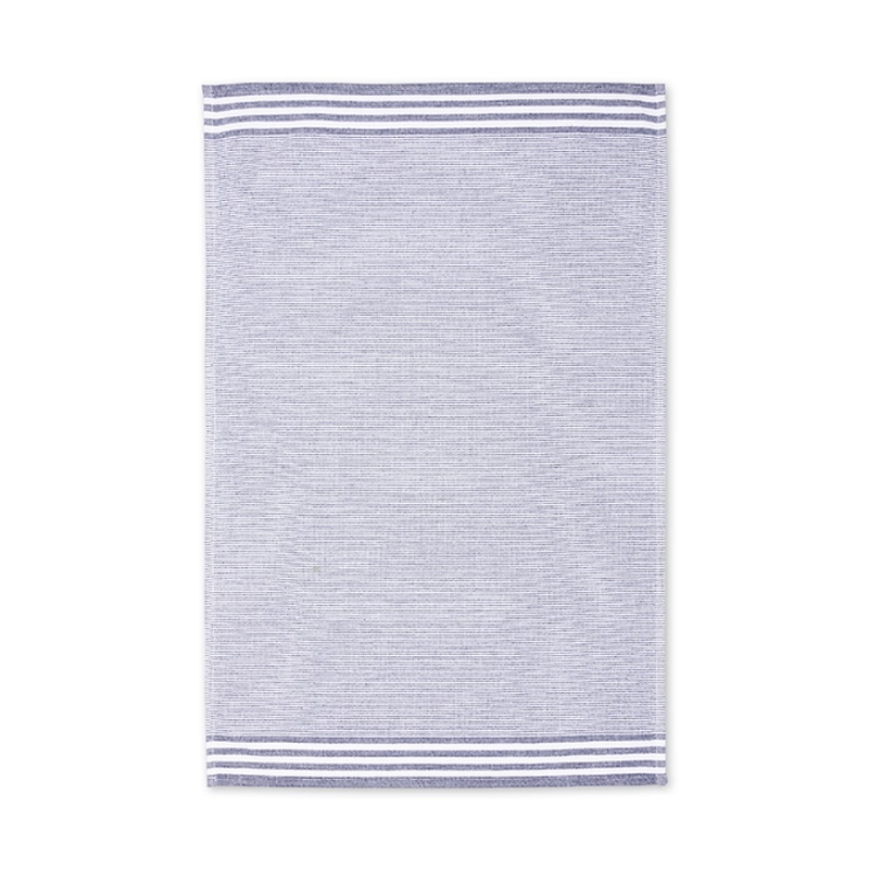 MU Kitchen Ink Blue Modern Terry Towel