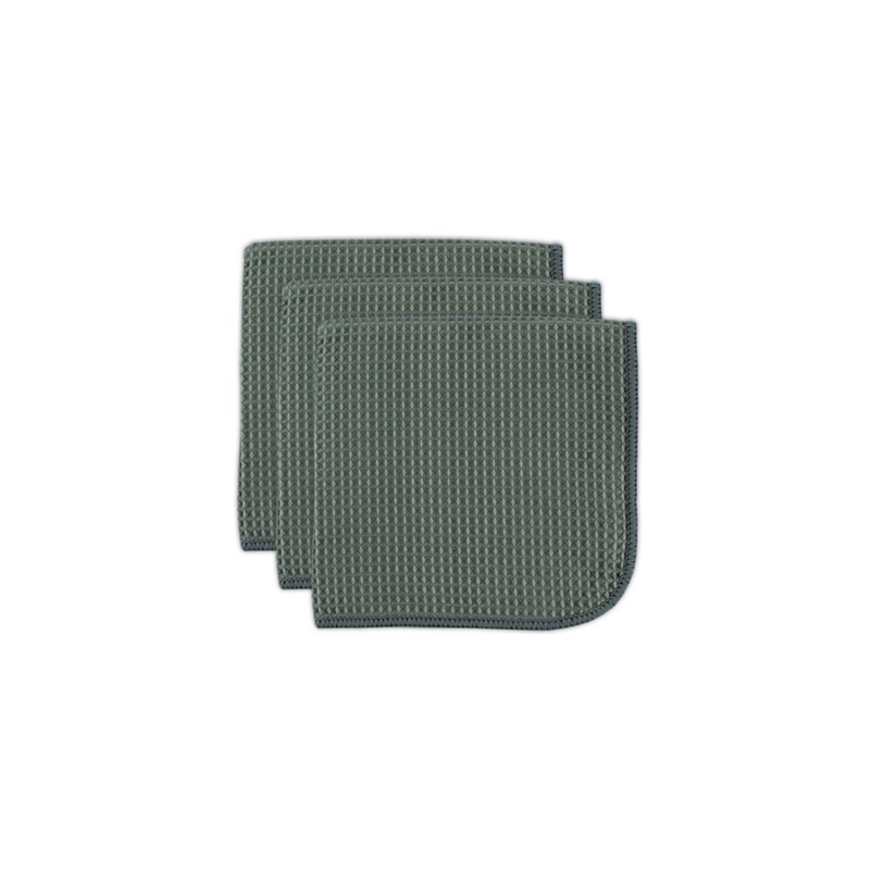 Waffle Weave Cloth (Set of 3) – Cadet Gray
