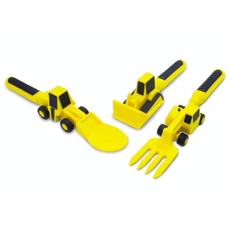 Constructive Eating Set of 3 Construction Utensils