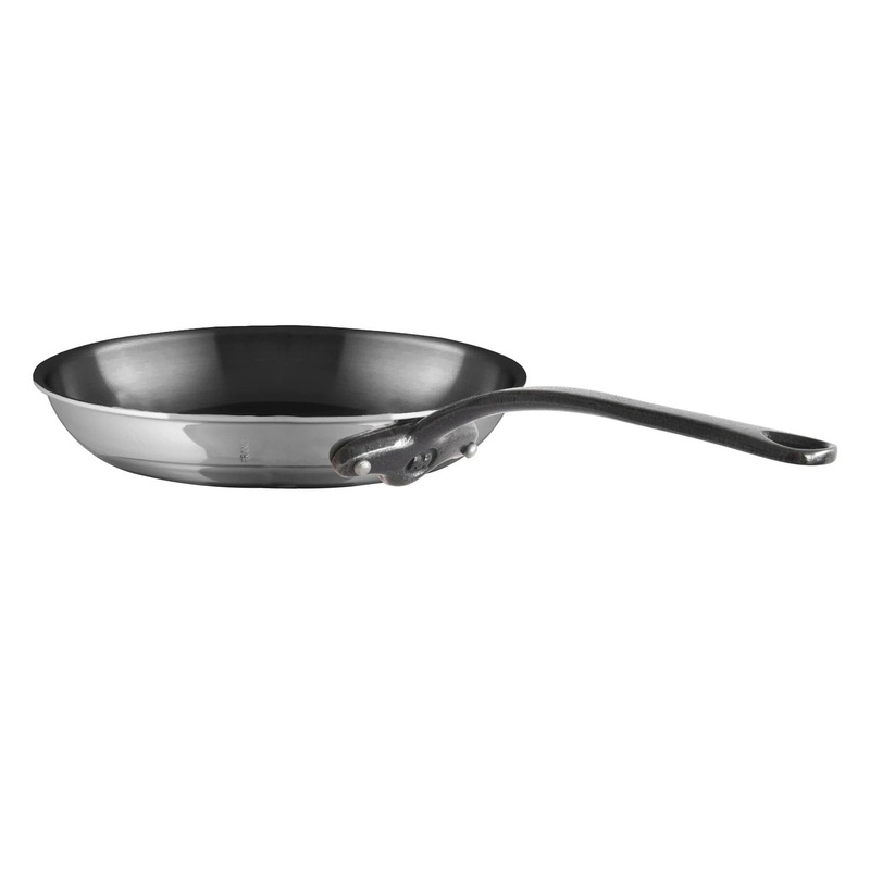 Mauviel M’Cook Ci Stainless Steel Nonstick Fry Pan, 10.2 Inch