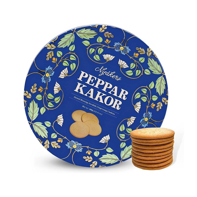 Swedish Gingersnap Cookies – Blue Tin