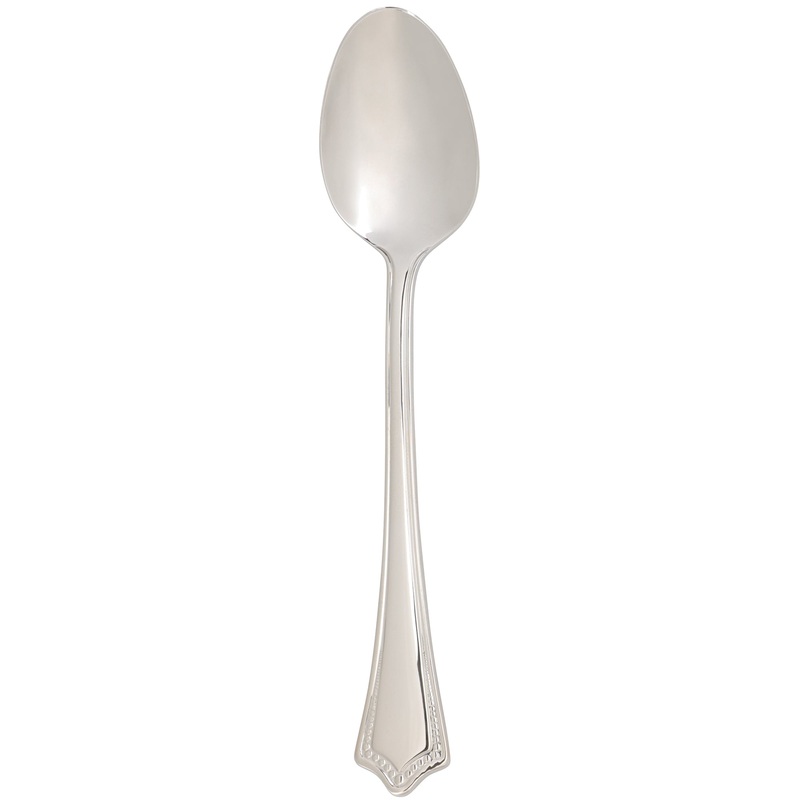 Arcoroc FK728 Amaryllis 6 3/4″ 18/0 Stainless Steel Solid Handle Heavy Weight Teaspoon by Arc Cardinal – 12/Pack