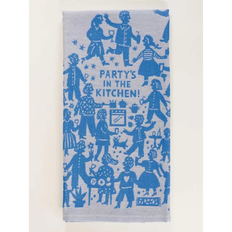 Blue Q Woven Towel- Party in the Kitchen