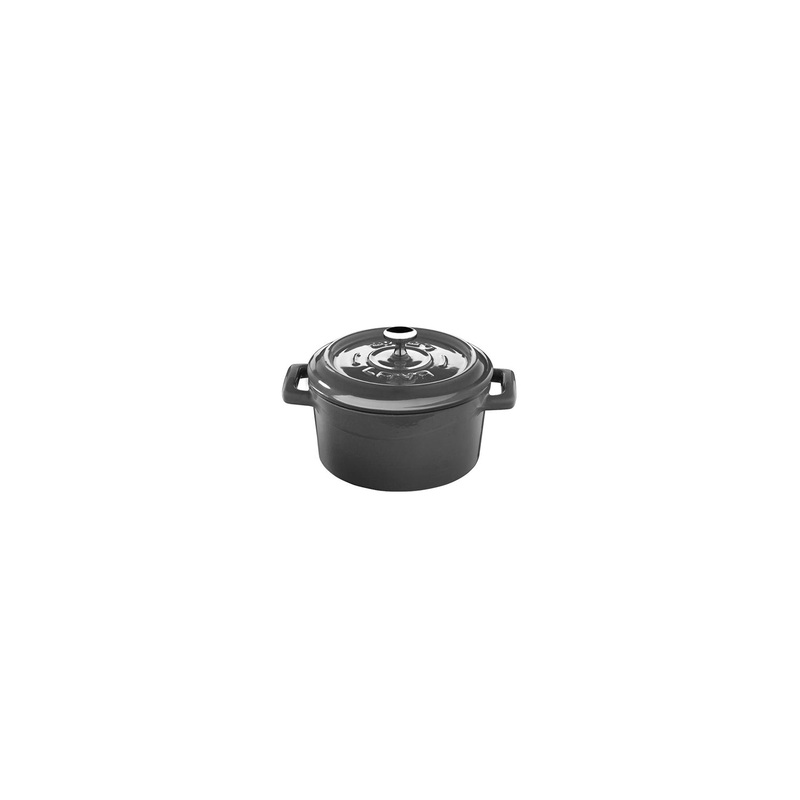 Cast Iron dia.4″ h:2″ 13 oz. Round Grey Cast Iron Dutch Oven