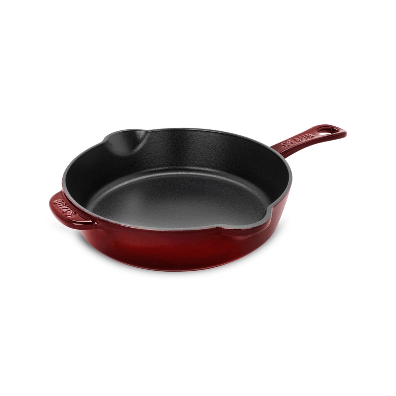Staub 8.5″ Grenadine Cast Iron Deep Traditional Skillet