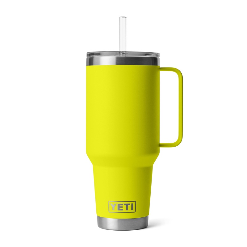 YETI Rambler 42 oz Straw Mug – Firefly Yellow