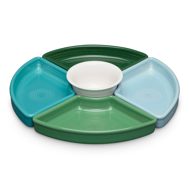 Aegean 5-Piece Mixed Colors Entertaining Set 8 1/5 Inch