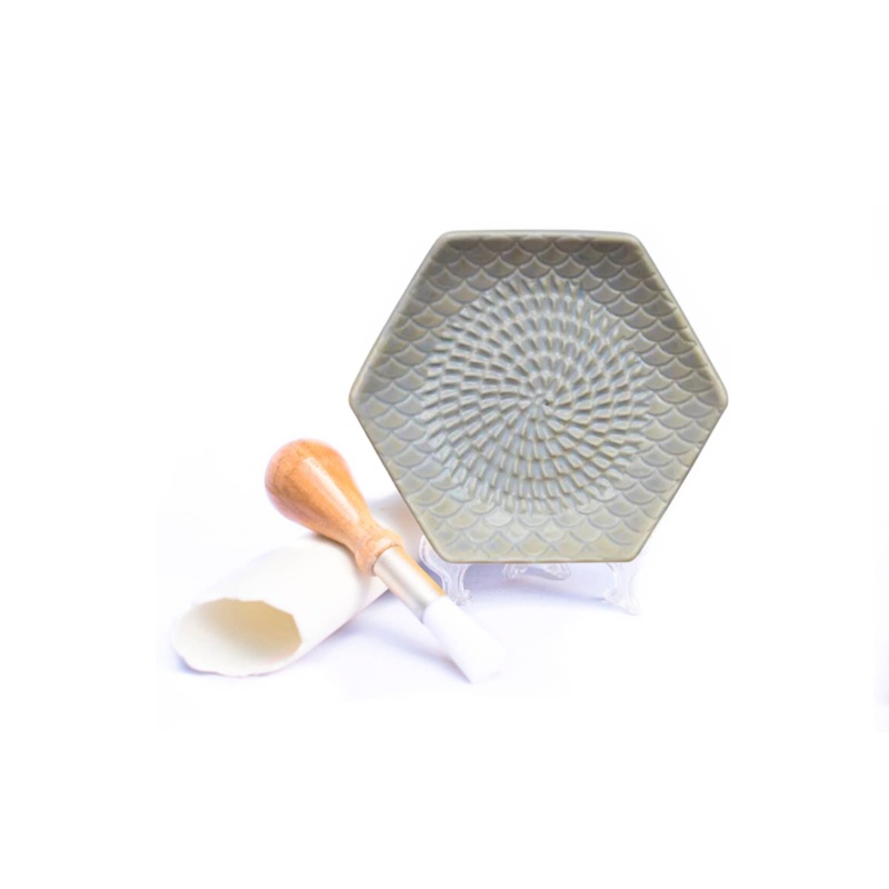 Ceramic Grater Set (3 Piece Set) – Pearl