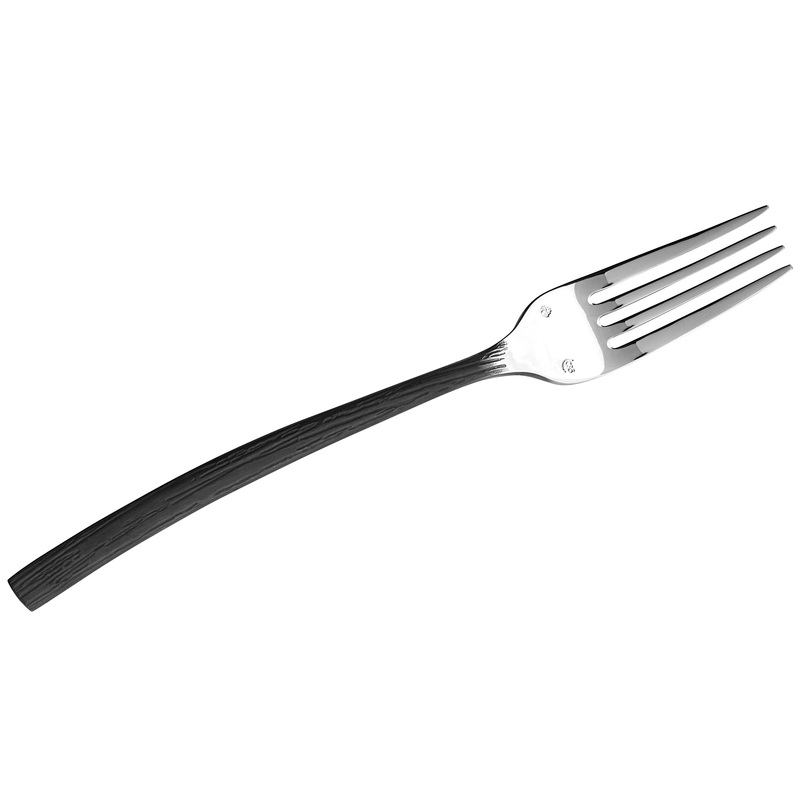 Chef & Sommelier FMO05 Black Oak 7 1/4″ 18/10 Stainless Steel Extra Heavy Weight Dessert Fork by Arc Cardinal – 12/Pack