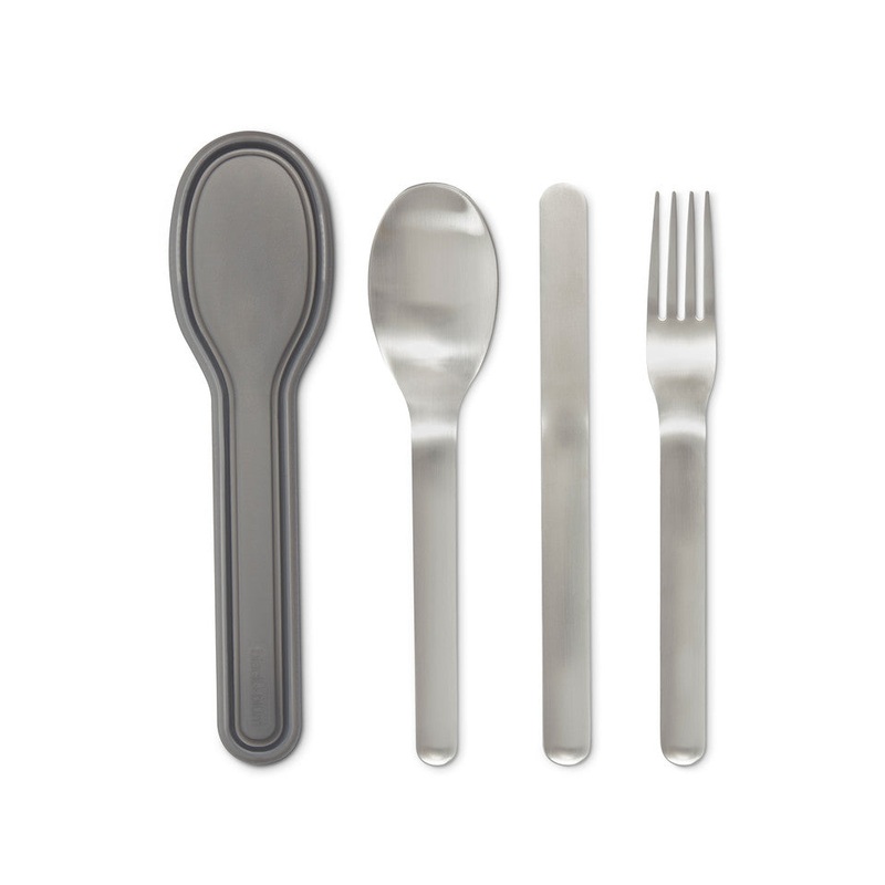Cutlery Set + Case (4 Piece Set) – Stainless Steel