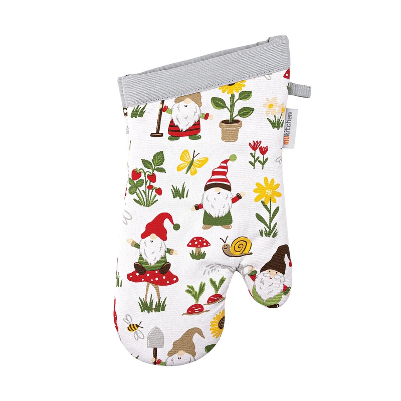 Mu Kitchen Oven Mitt- Gnomes