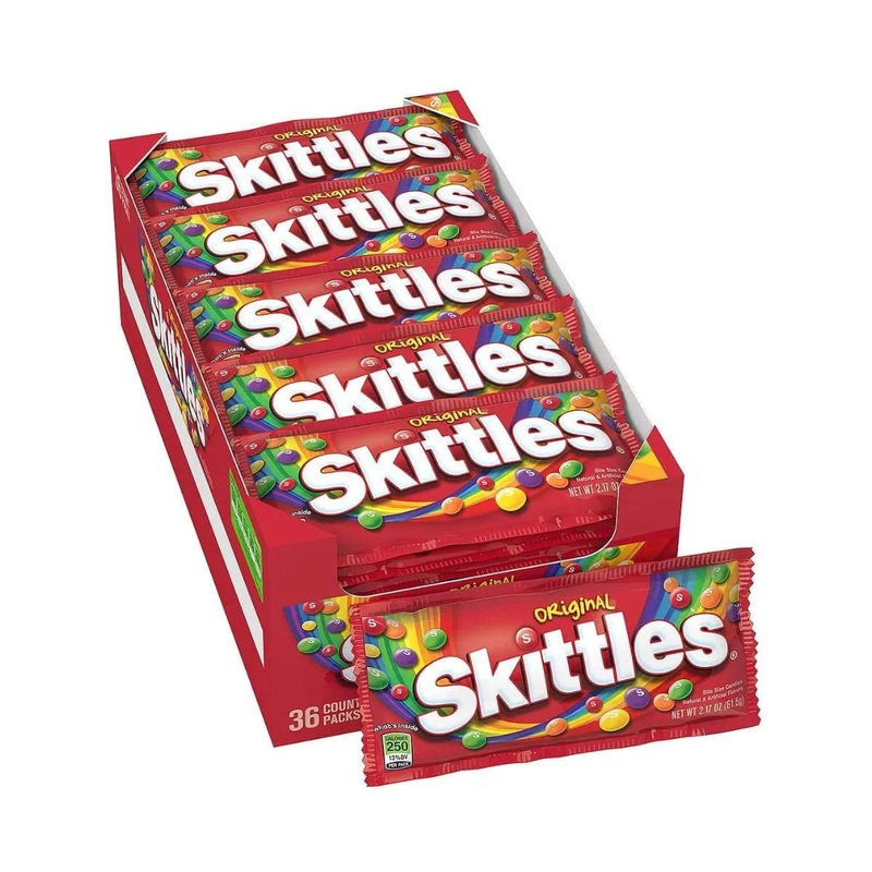 Skittles Original Bulk 61g Bags (Case of 36)