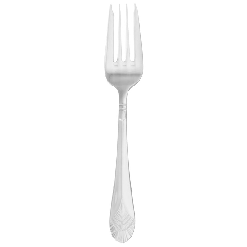Walco 9806 Chalet 7″ 18/10 Stainless Steel Extra Heavy Weight Salad Fork – 12/Pack