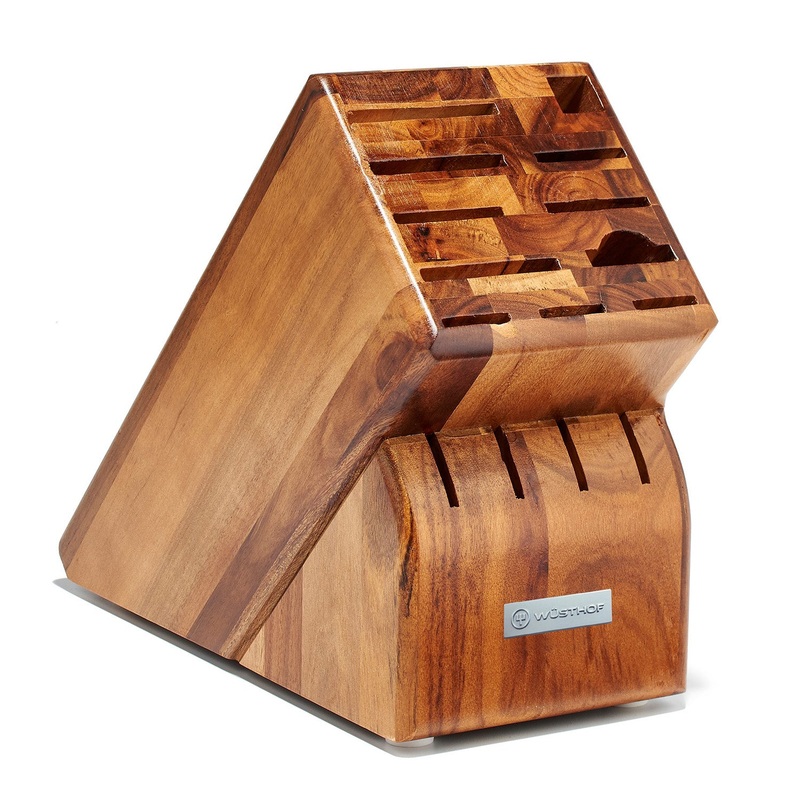 Wusthof 15-Slot Knife Storage Block, Acacia