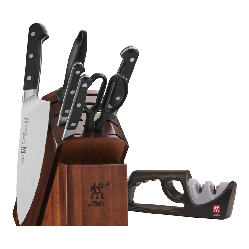 Zwilling Pro 7-pc Knife Block Set With Bonus Sharpener