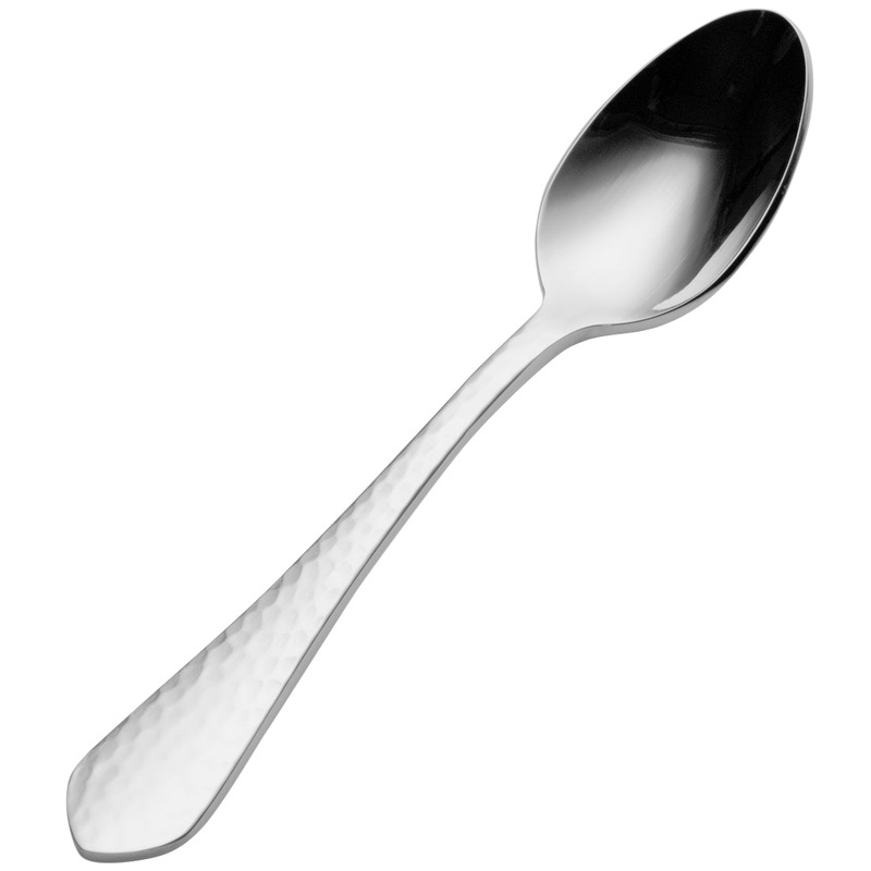 Bon Chef S1216 Reflections 4 15/16″ 18/10 Stainless Steel Extra Heavy Demitasse Spoon – 12/Pack