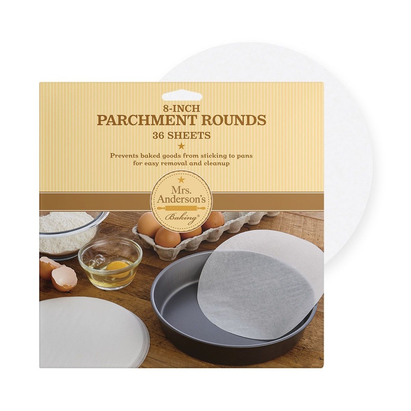 Mrs. Anderson’s Baking Bleached Cake Round Parchement Paper 8″