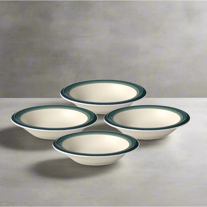 Ocean Breeze Set of 4 Rim Soup Bowls