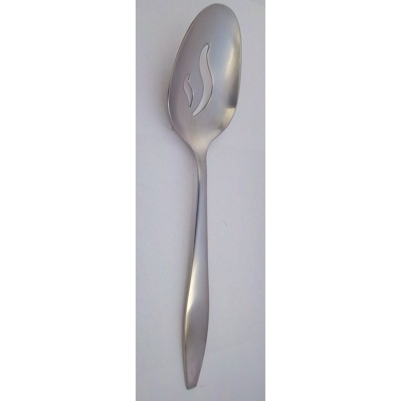 Oneida Jasmine Pierced Serving Spoon