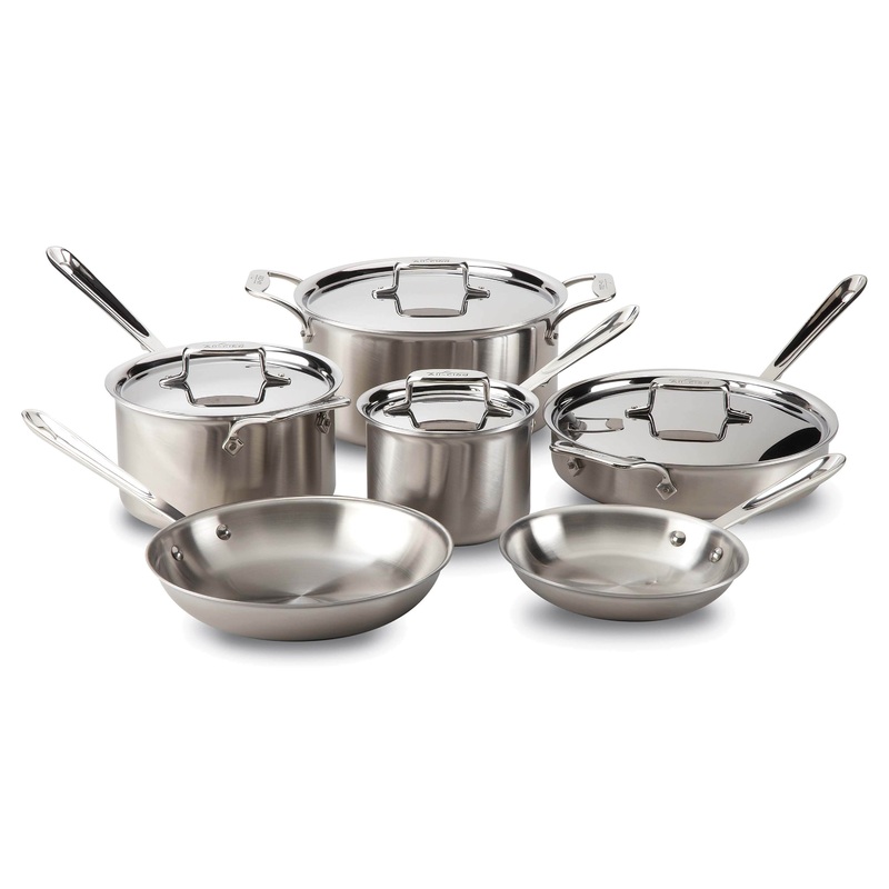 All Clad D5 – 10 piece cookware Set