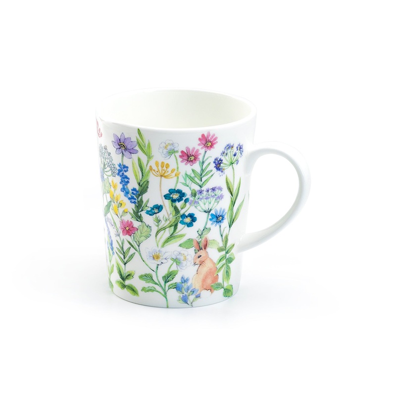 Bunny Meadow Bone China Mug