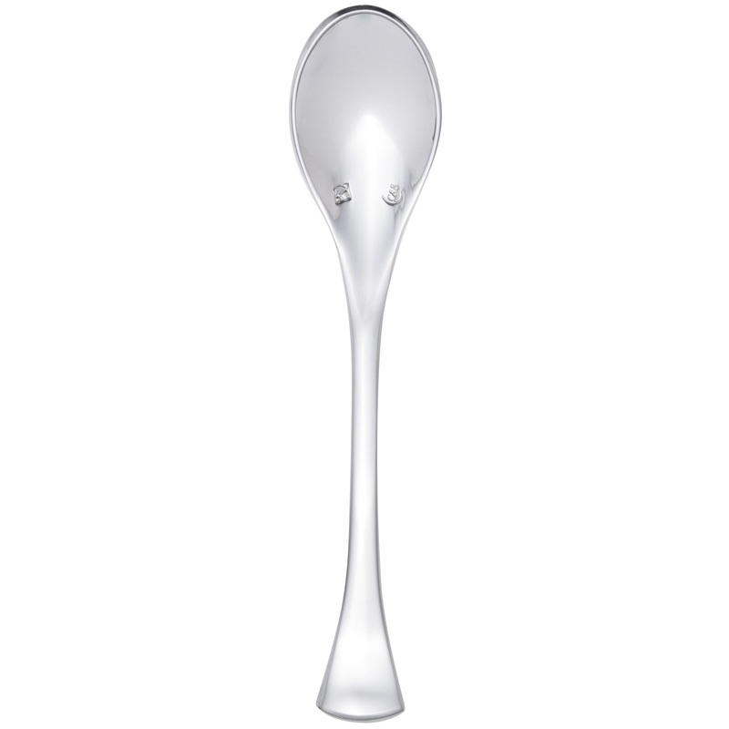 Chef & Sommelier T5111 Diaz 4 1/2″ 18/10 Stainless Steel Extra Heavy Weight Demitasse Spoon by Arc Cardinal – 12/Pack