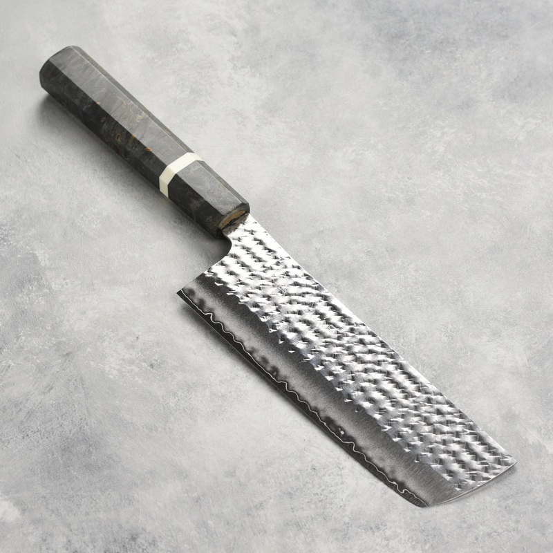 Kurosaki Senko Ei SG2 6.5″ Nakiri, Stabilized Birch