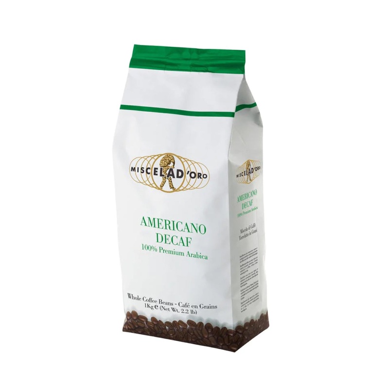 Miscela d’Oro Americano Premium Decaf Coffee Beans [2.2 lb]