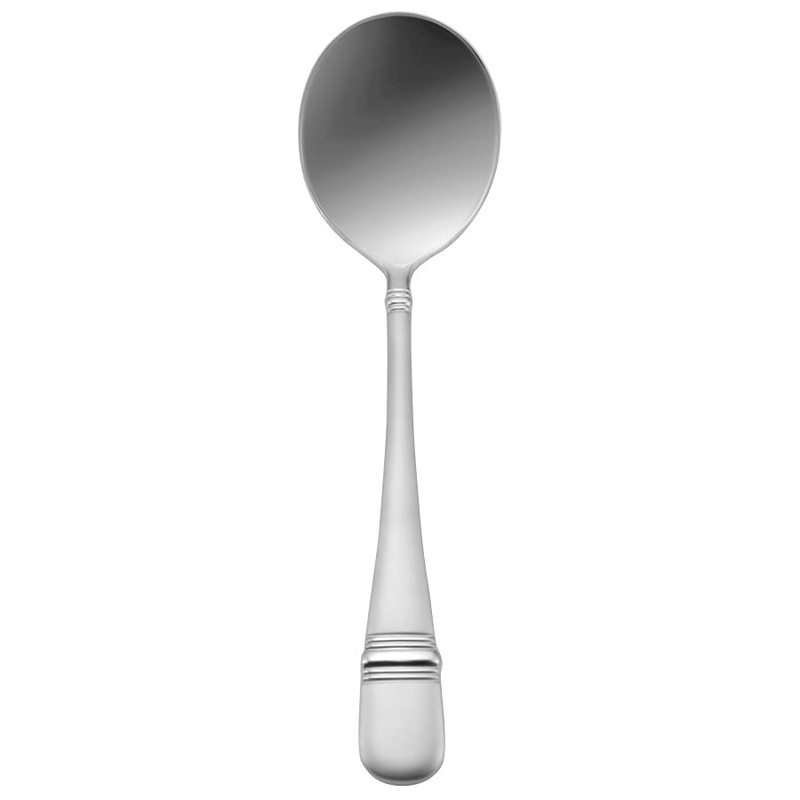 Oneida T045SRBF Satin Astragal 6 3/4″ 18/10 Stainless Steel Extra Heavy Weight Round Bowl Soup Spoon – 12/Pack