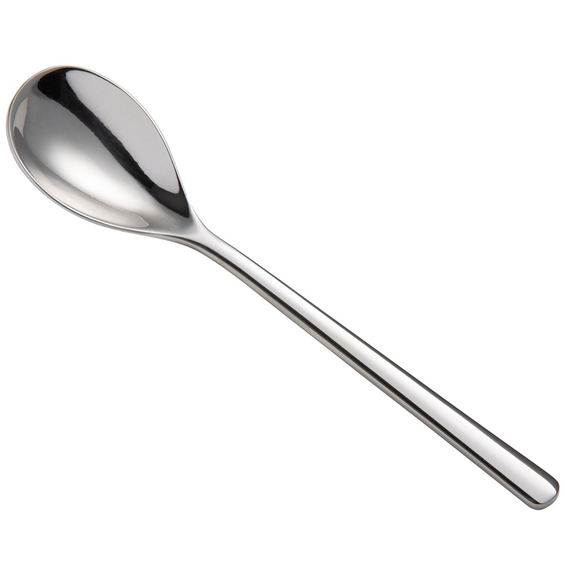 Oneida T673SADF Quantum 4 3/4″ 18/10 Stainless Steel Extra Heavy Weight Demitasse / Coffee Spoon – 12/Pack
