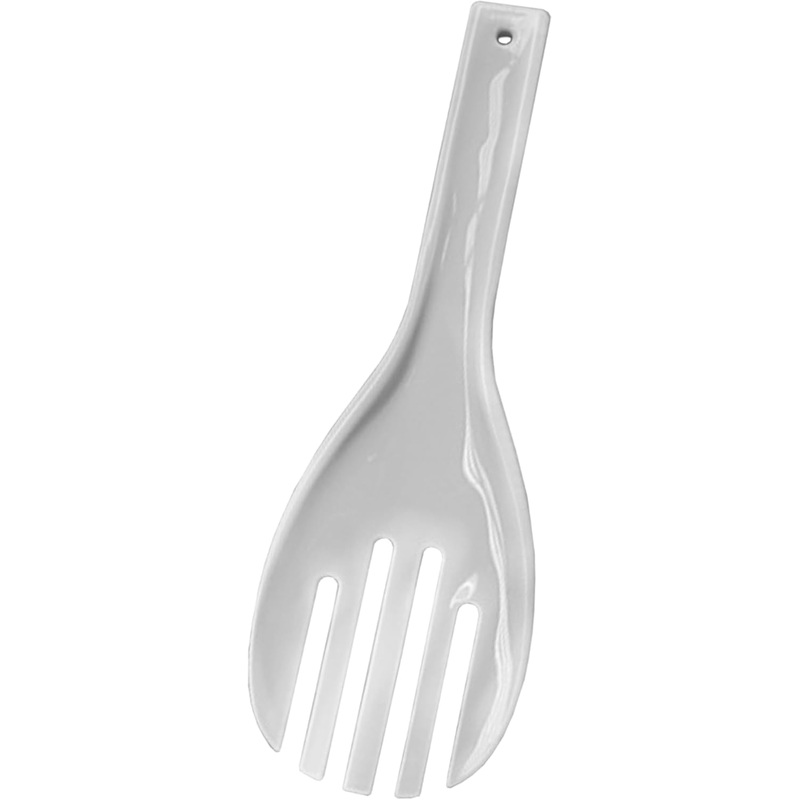 Rice Serving Spoon White Color Polypropylene- Rice Spoon Scooper Spatula Paddle Serving Works for Rice Mashed Potato and More