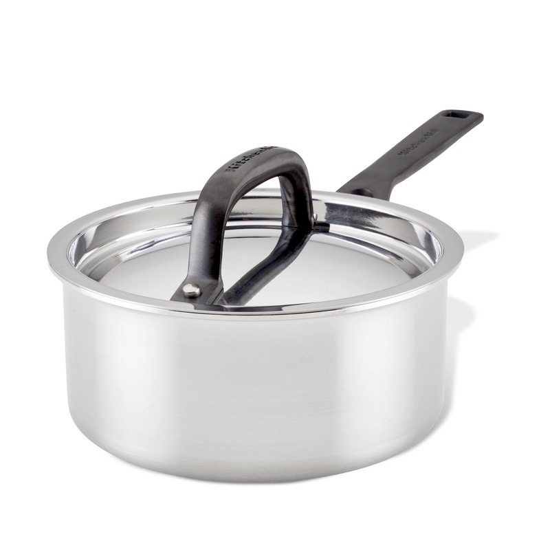 Stainless Steel 5-Ply Clad 1.5-Quart Saucepan