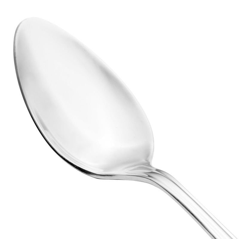 Walco 9007 Barony 7 1/16″ 18/0 Stainless Steel Heavy Weight Dessert Spoon – 12/Pack