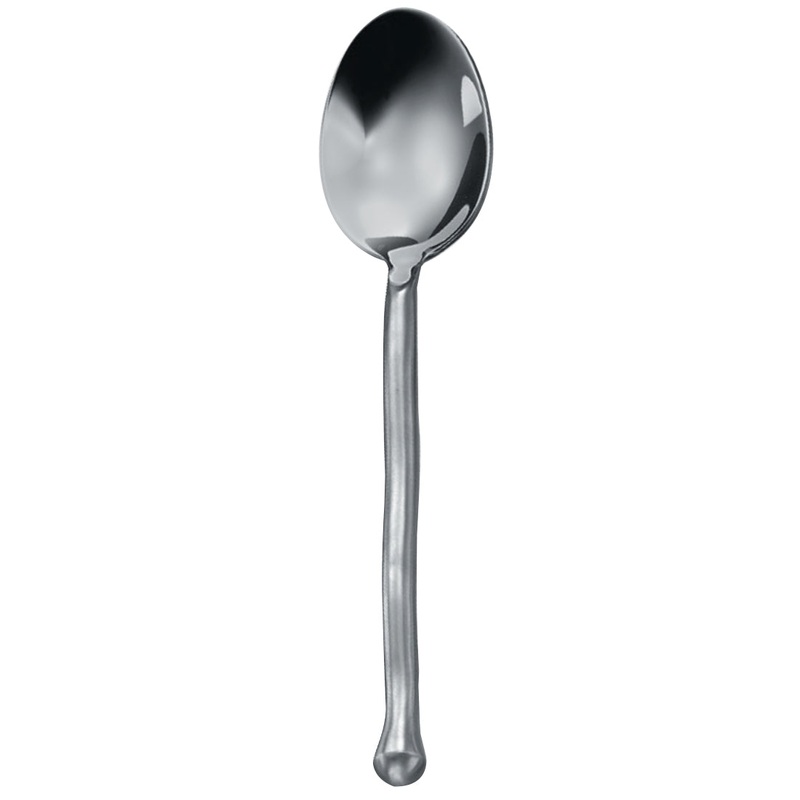 Walco RUS07 Rustic Tree 7 3/4″ 18/10 Stainless Steel Extra Heavy Weight Dessert Spoon – 12/Pack