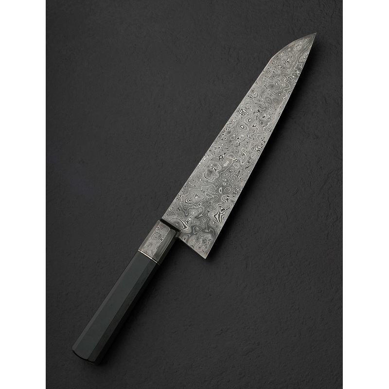 Ebony Raindrops Gyuto 220mm