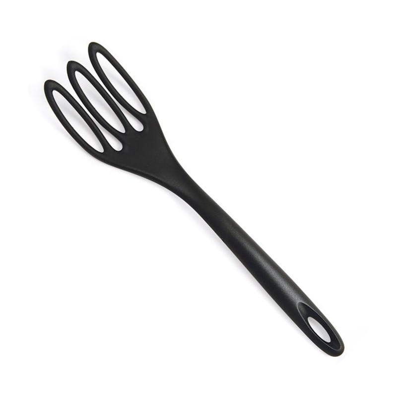 Norpro Grip-EZ Jumbo Fiskie Fork and Whisk Combo Kitchen Tool, Black