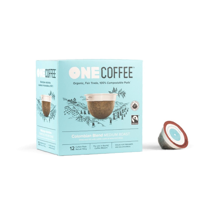 OneCoffee Colombian Blend Single-Serve Pods (Case of 72)