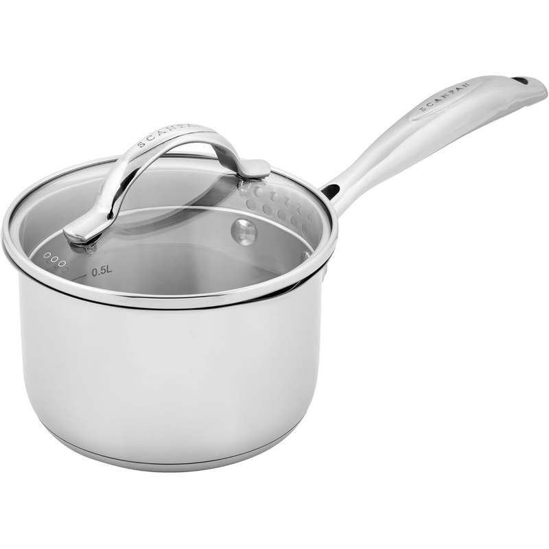 Scanpan STS – 1 1/4 Qt. Covered Stainless Saucepan