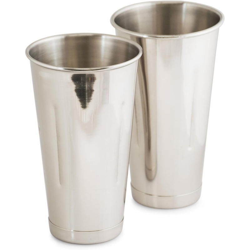 Set of 2 Stainless Steel 30 oz Bar Shaker – Cocktail Shaker – Malt Cup
