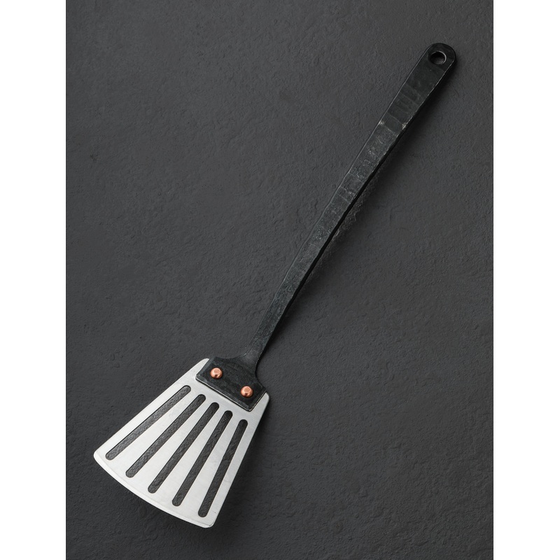Slotted Steel Serving Spatula