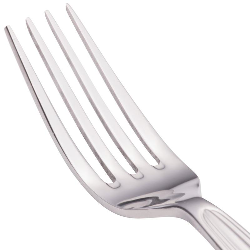 Walco 4005 Maremma 7 3/8″ 18/0 Stainless Steel Heavy Weight Dinner Fork – 12/Pack