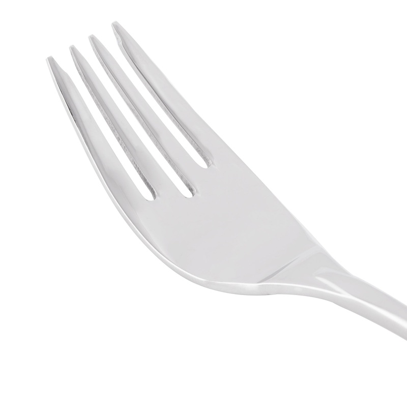 World Tableware 937 038 Slenda 7 1/8″ 18/8 Stainless Steel Extra Heavy Weight Utility / Dessert Fork – 12/Pack