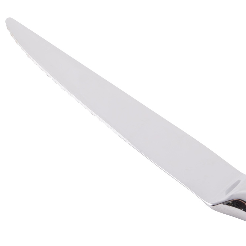 World Tableware 982 5762 Contempra 8 1/8″ 18/8 Stainless Steel Extra Heavy Weight Steak Knife – 12/Pack