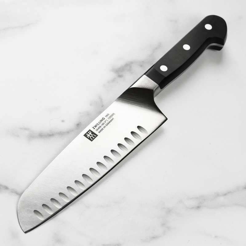 Zwilling Pro 7″ Hollow Edge Santoku Knife