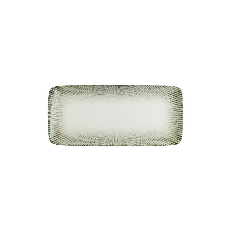 Sway 13.5″ x 6″ x h:0.75″ Rectangular Decorated Porcelain Platter