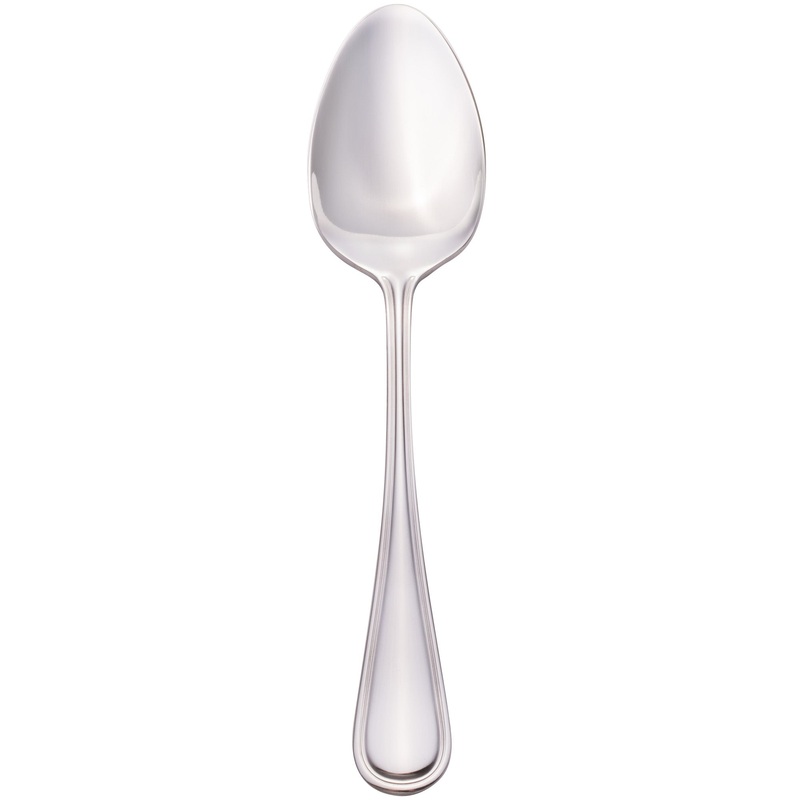 Walco PAC07 Pacific Rim 7 1/16″ 18/10 Stainless Steel Extra Heavy Weight Dessert Spoon – 12/Pack