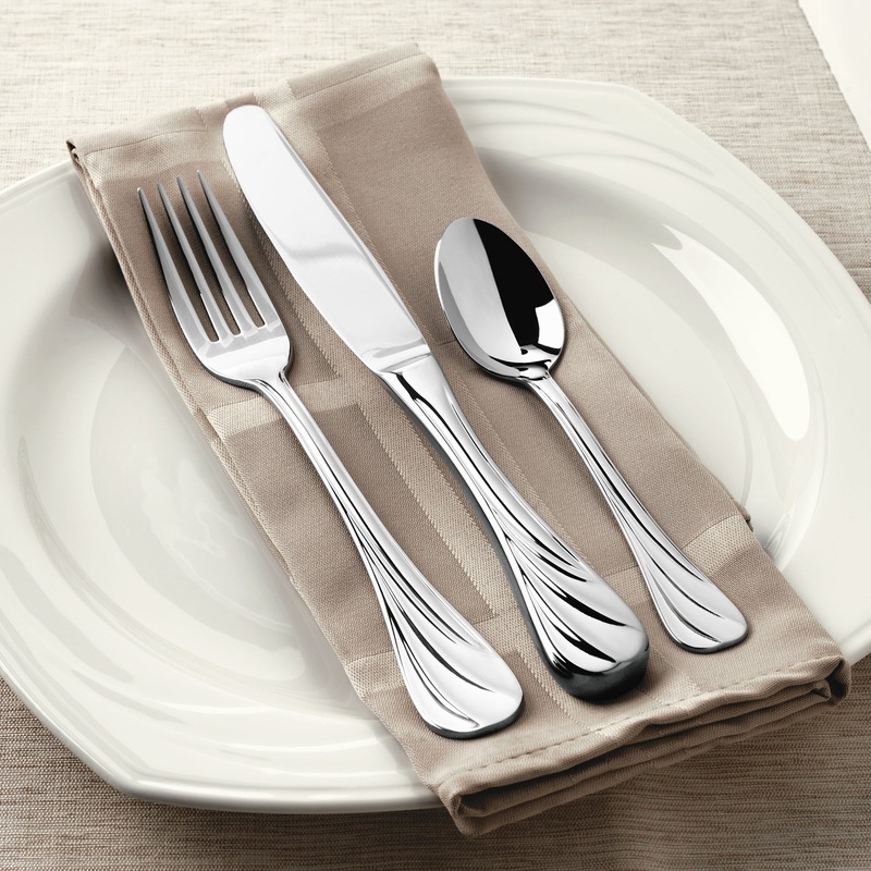 World Tableware 491 2701 Serenade 9 1/4″ 18/8 Stainless Steel Extra Heavy Weight Dinner Knife with Hollow Handle – 12/Pack
