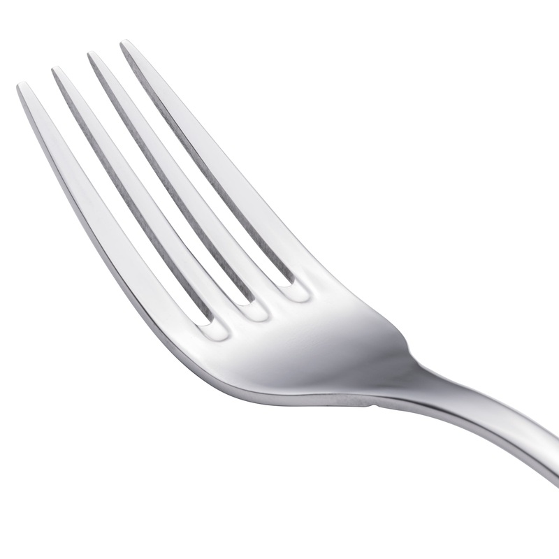 World Tableware 941 027 Mendoza 8″ 18/0 Stainless Steel Heavy Weight Dinner Fork – 12/Pack
