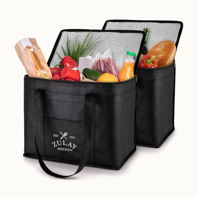 Zulay Large Insulated Bag (2 Pack)